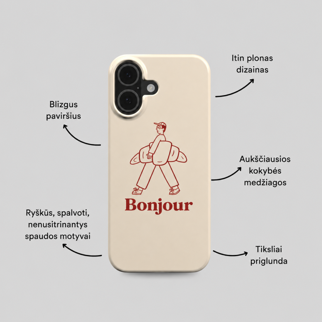 Dizainas su Jūsų nuotrauka "Snap Phone Case"