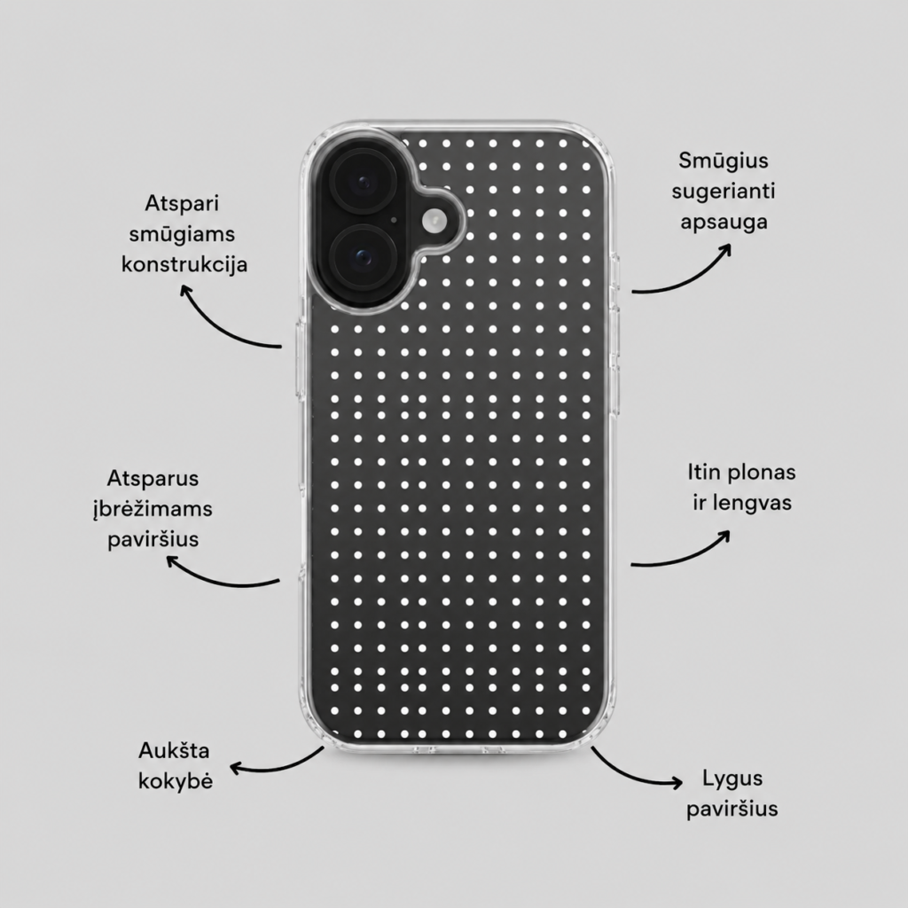 Dizainas su Jūsų nuotrauka "Clear Phone Case"