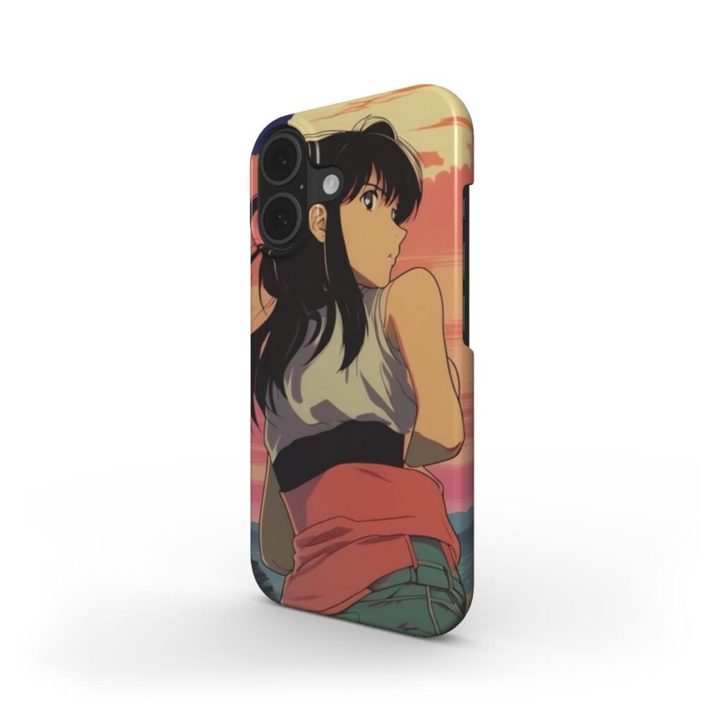 Anime Snap Phone Case Vintage - Protective Cover iPhone Samsung Custom Art Design