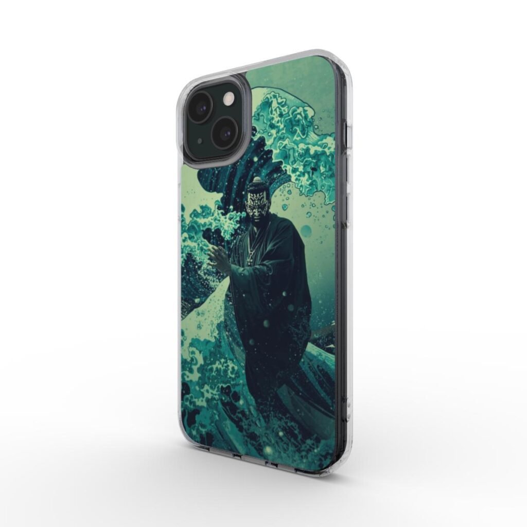 Anime Clear Phone Case Demonslayer Navy - Protective Cover iPhone Samsung Custom Art Design