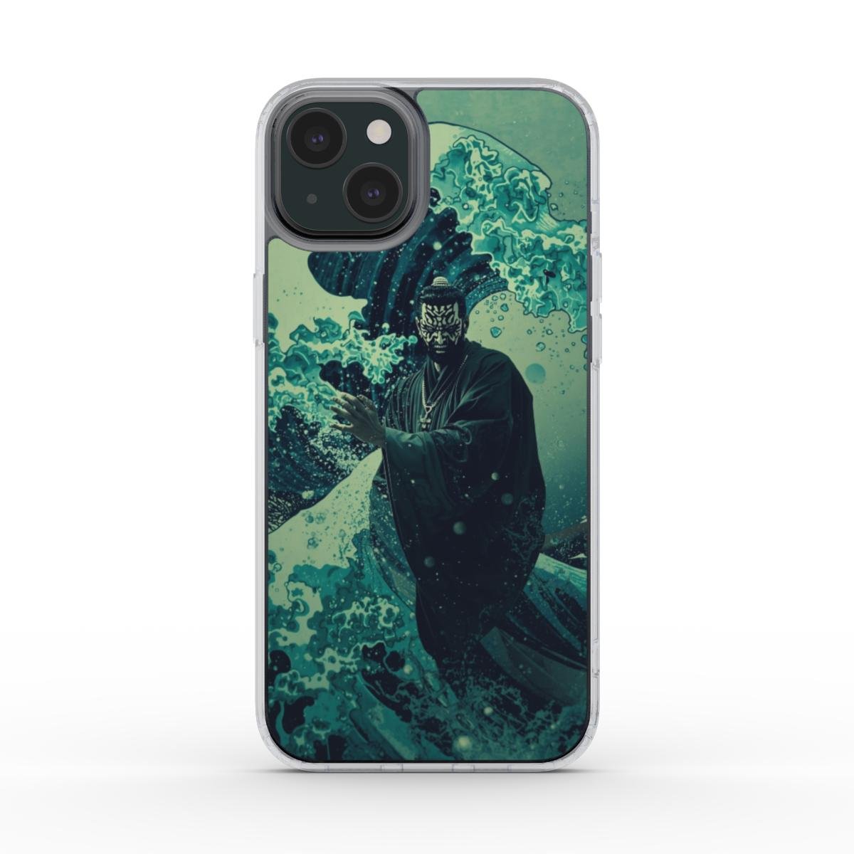 Anime Clear Phone Case Demonslayer Navy - Protective Cover iPhone Samsung Custom Art Design - Image 2