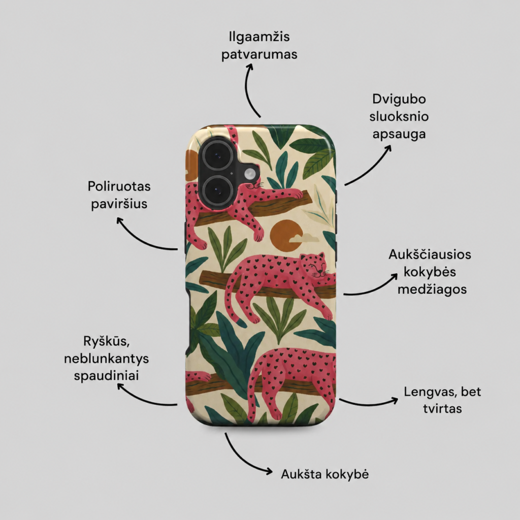 Dizainas su Jūsų nuotrauka "Tough Phone Case"